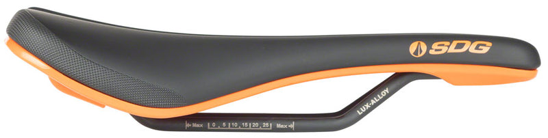 Load image into Gallery viewer, SDG Bel Air V3 Saddle - Orange/Black 140mm Width Lightweight Foam Padding
