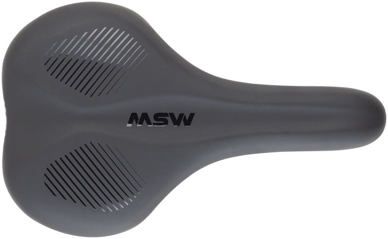 Load image into Gallery viewer, MSW SDL-173 Spin Fitness Saddle - Black Soft-Touch Cover High Density Foam

