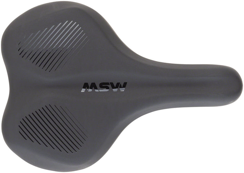 Load image into Gallery viewer, MSW SDL-192 Spin Fitness Saddle - Black Soft-Touch Cover High Density Foam
