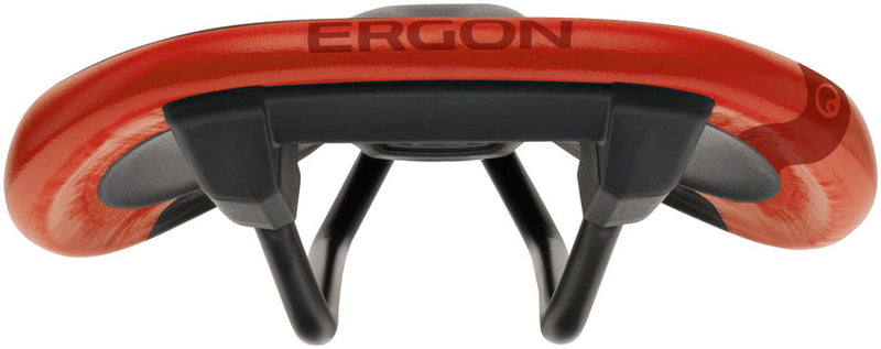 Load image into Gallery viewer, Ergon SM Pro Saddle - Risky Red Micfrofiber Cover Topeak QuickClick Adaptor
