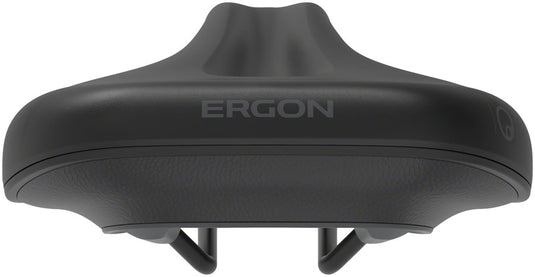 Ergon SC Core Prime Saddle - Black/Gray Microfiber Cover Orthopedic Foam