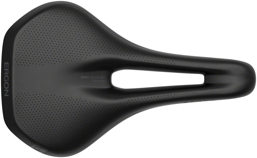 Ergon SMC Sport Gel Bicycle Saddle - Black Microfiber Cover Orthopedic Foam
