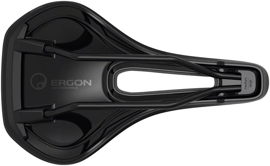 Ergon SMC Sport Gel Bicycle Saddle - Black Microfiber Cover Orthopedic Foam