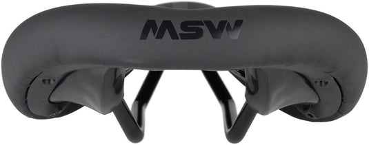 MSW SDL-158 Hustle Performance Saddle - Black Comfortable, High-Density Foam