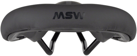 MSW SDL-165 Hustle Performance Saddle - Black Comfortable, High-Density Foam