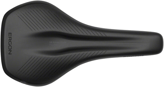 Ergon SR Allroad Core Pro Saddle MD/LG - Black Synthetic Relief Channel Mens
