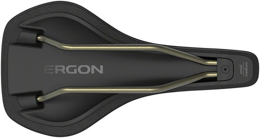 Ergon SR Allroad Core Pro Saddle MD/LG - Black Synthetic Relief Channel Mens