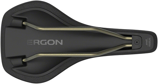 Ergon SR Allroad Core Pro Saddle MD/LG - Black Synthetic Relief Channel Mens