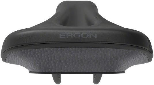 Ergon ST Core Evo Men's Saddle - Black/Gray 181mm Width Synthetic Mens