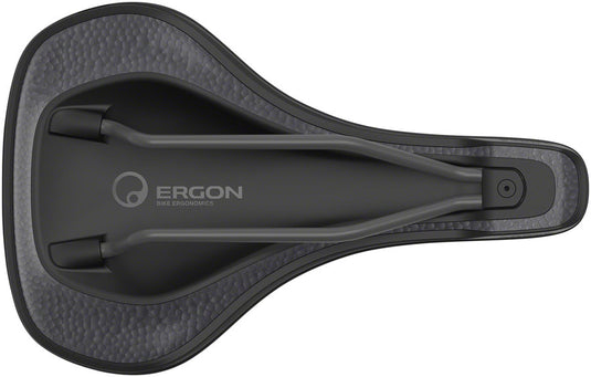Ergon ST Core Evo Men's Saddle - Black/Gray 181mm Width Synthetic Mens