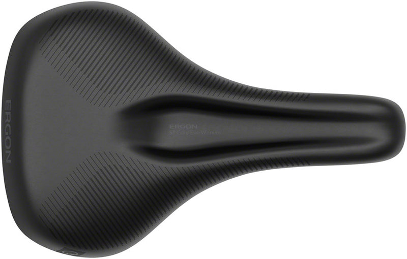 Load image into Gallery viewer, Ergon ST Core Evo Women&#39;s Saddle - Black/Gray 172mm Width Synthetic Mens
