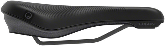 Ergon ST Core Evo Women's Saddle - Black/Gray 182mm Width Synthetic Mens