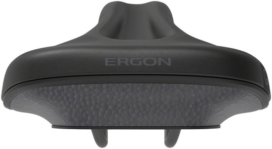 Ergon ST Core Evo Women's Saddle - Black/Gray 172mm Width Synthetic Mens