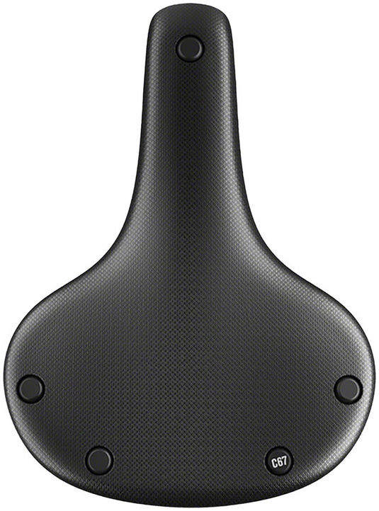 Brooks C67 Saddle - Black Shockproof, Weatherproof, And Abrasion Resistant