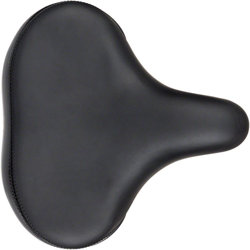 Load image into Gallery viewer, MSW Cruiser Saddle - Memory Foam, Soft Touch Cover, Steel, Black
