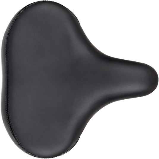 MSW Cruiser Saddle - Memory Foam, Soft Touch Cover, Steel, Black