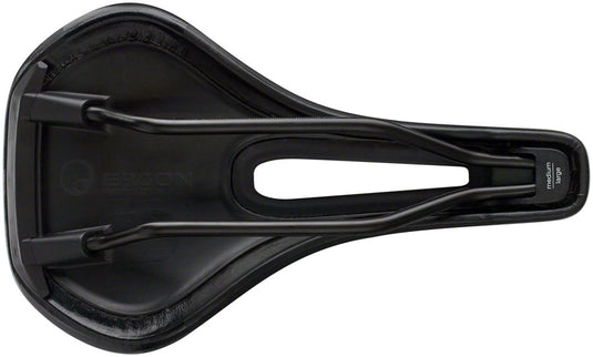 Ergon SM Sport Gel Saddle - Black Microfiber Cover Composite/CrMo Rails