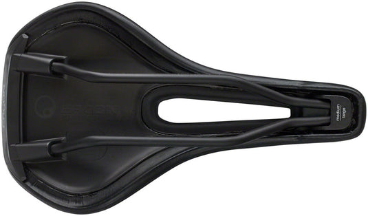 Ergon SR Pro Saddle Titanox - Black Microfiber Includes Topeak QuickClick