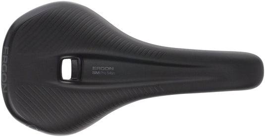 Ergon SM Pro Saddle - Black Ti Rails Includes Topeak QuickClick Adaptor
