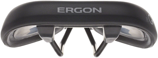 Ergon ST Gel Saddle - Black Sit-Bone Width 12-16cm Synthetic Material