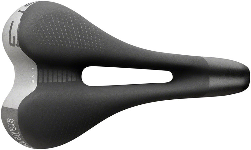 Load image into Gallery viewer, Selle Italia ST 3 Superflow Saddle - Black 160mm Width Chromoly Rails
