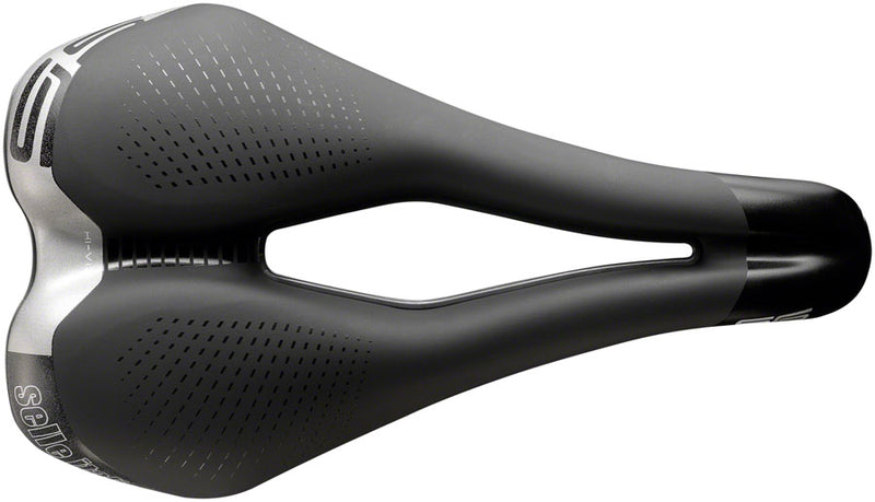 Load image into Gallery viewer, Selle Italia S 5 Superflow Saddle - Black 160mm Width Chromoly Rails
