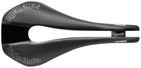 Selle Italia Novus Endurance TM Superflow Saddle - Manganese, Black, L3