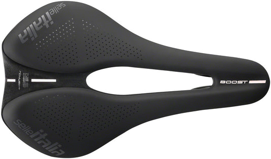 Selle Italia Novus Evo Boost TM Superflow Saddle - Black 145mm Manganese