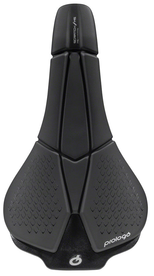 Load image into Gallery viewer, Prologo Scratch M5 Saddle - Black 140mm Width Ti-rox Rails Synthetic

