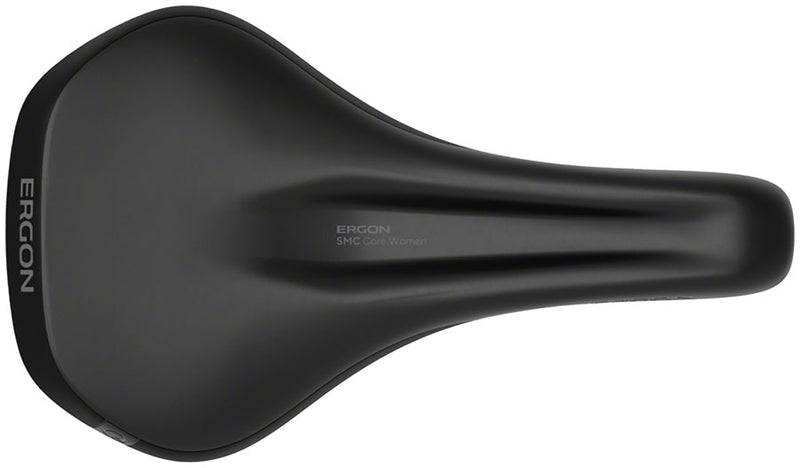 Load image into Gallery viewer, Ergon SMC Core Women&#39;s Saddle - Black/Gray Chromoly Rails Synthetic
