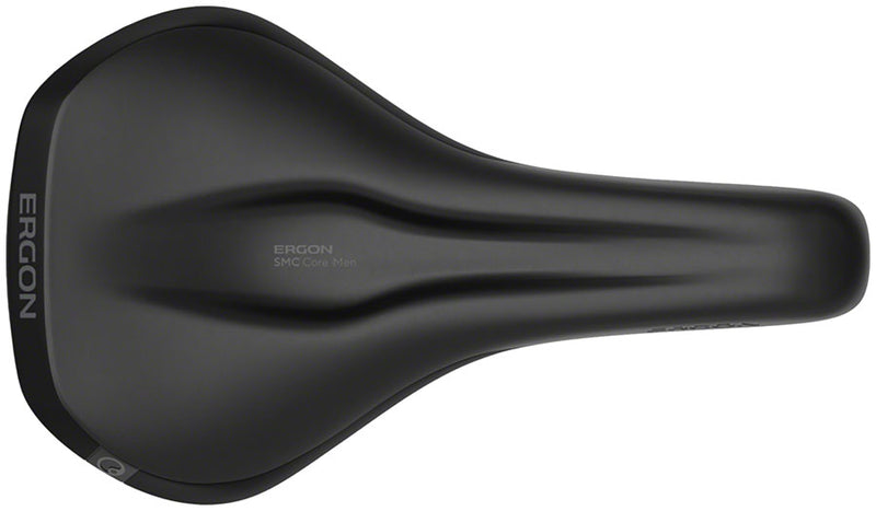 Load image into Gallery viewer, Ergon SMC Core Men&#39;s Saddle - SM/MD, Black/Gray Chromoly Rails Synthetic Mens
