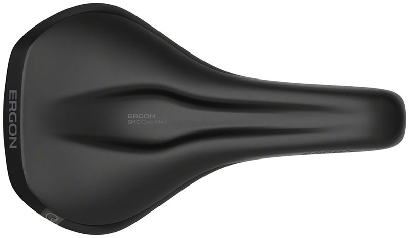 Load image into Gallery viewer, Ergon SMC Core Men's Saddle - SM/MD, Black/Gray Chromoly Rails Synthetic Mens
