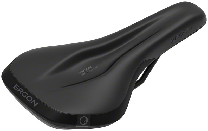 Load image into Gallery viewer, Ergon SMC Core Men&#39;s Saddle - MD/LG Black/Gray Chromoly Rails Synthetic Mens
