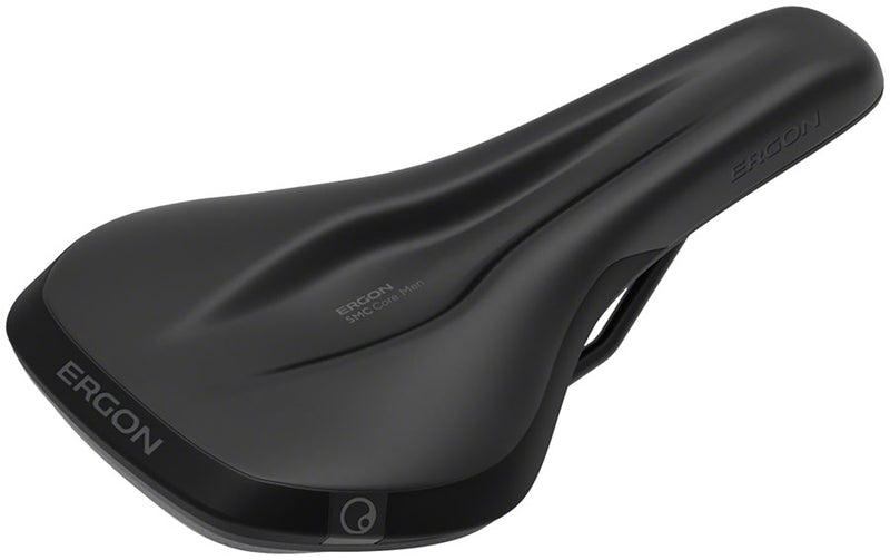 Load image into Gallery viewer, Ergon SMC Core Men&#39;s Saddle - SM/MD, Black/Gray Chromoly Rails Synthetic Mens
