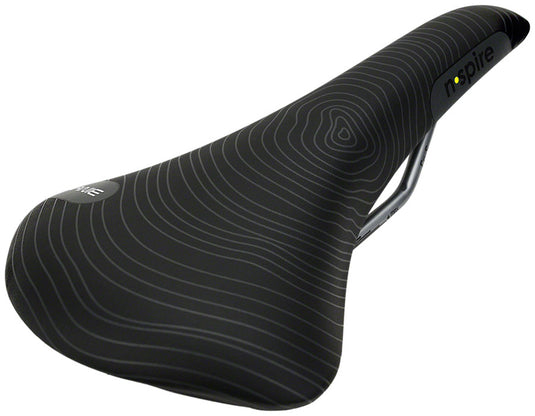 Smanie N.Spire Saddle - Chromoly, Microfiber Black, 136