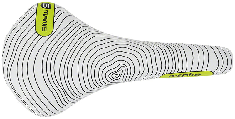 Load image into Gallery viewer, Smanie N.Spire Saddle - Chromoly, Microfiber White, 136

