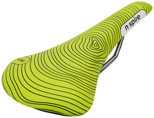 Smanie N.Spire Saddle - Chromoly, Microfiber Green, 136