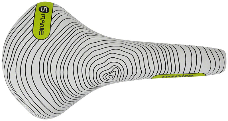Load image into Gallery viewer, Smanie N.Spire Saddle - Chromoly, Microfiber White, 146
