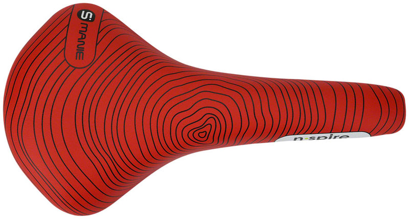 Load image into Gallery viewer, Smanie N.Spire Saddle - Chromoly, Microfiber Red, 146
