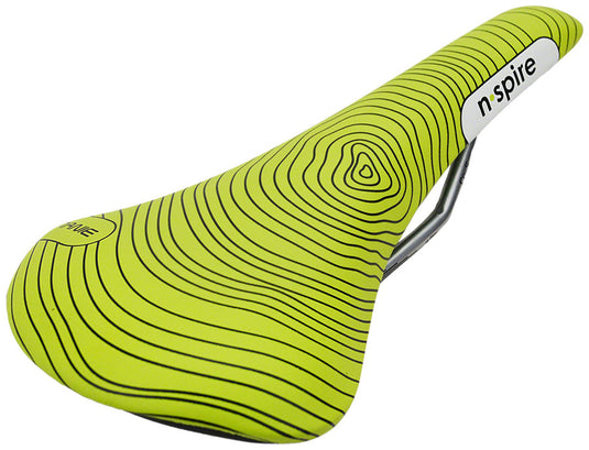 Smanie N.Spire Saddle - Chromoly, Microfiber Green, 156