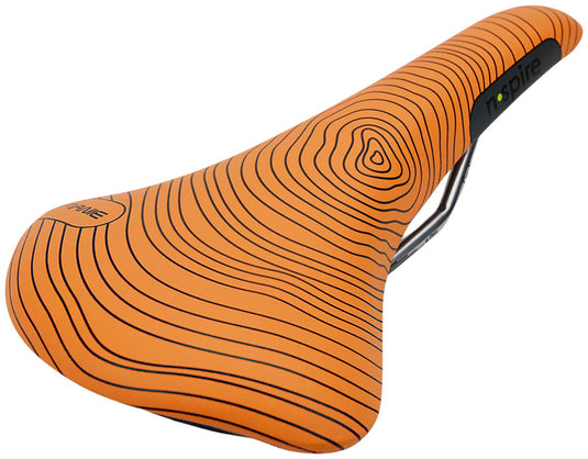 Smanie N.Spire Saddle - Chromoly, Microfiber Orange, 156