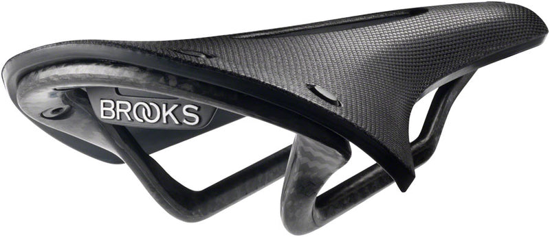 Load image into Gallery viewer, Brooks C13 Carved Saddle - Black 158mm Width Natural Feel &amp; Flexibility
