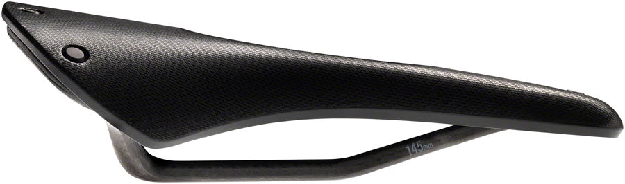 Brooks C13 Carved Saddle - Black 145mm Width Natural Feel & Flexibility