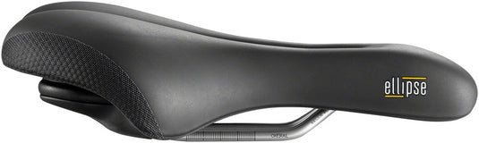 Selle Royal Ellipse Saddle - Black 183mm Width Royal Gel & Royal Vacuum Lite