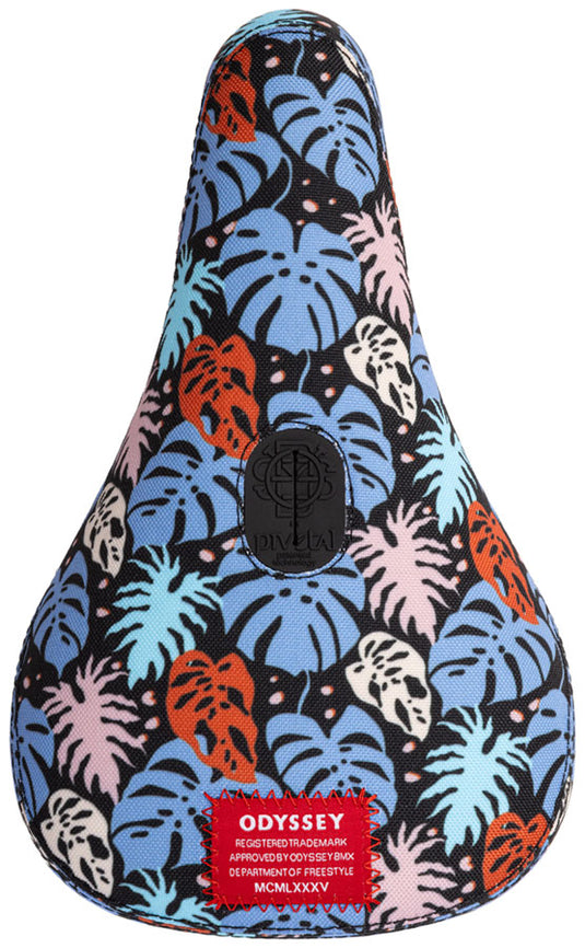 Odyssey Tropical BMX Seat - Pivotal, Multi-Color, Fat