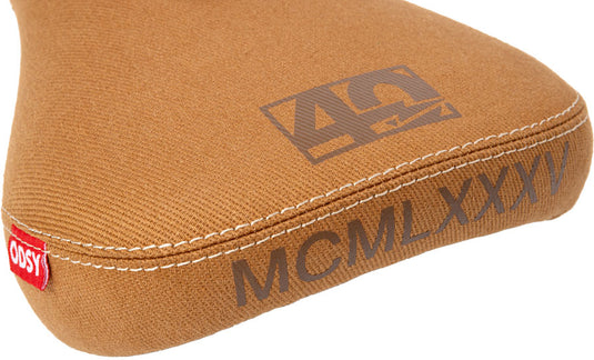 Odyssey 40th Anniversary BMX Seat - Pivotal, Fat, Brown Canvas