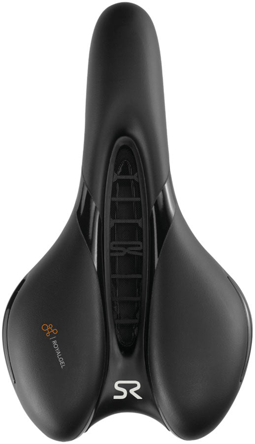 Load image into Gallery viewer, Selle Royal Respiro Stracciatella Saddle - Manganese, Black, Athletic
