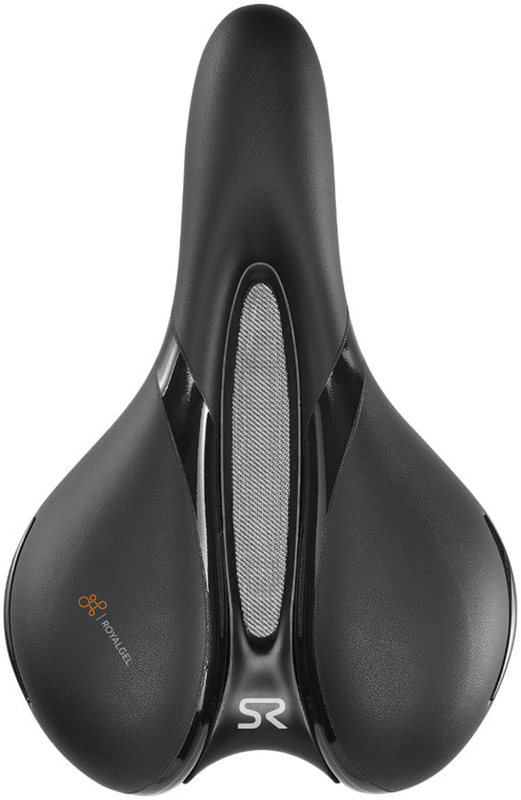 Load image into Gallery viewer, Selle Royal Respiro Stracciatella Saddle - Manganese, Black, Moderate
