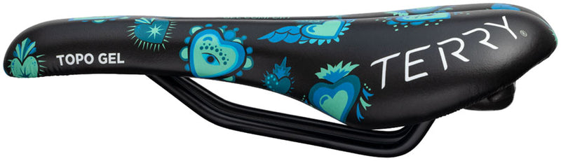 Load image into Gallery viewer, Terry Topo Gel Saddle - Chromoly, Milagro Noche
