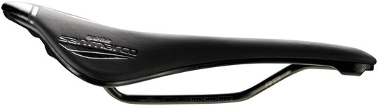 Selle San Marco Shortfit Open-Fit Racing Saddle - Black| 140mm Width Manganese